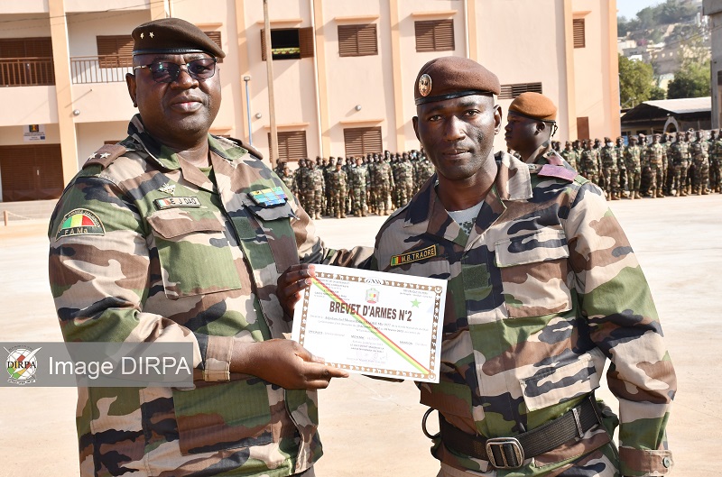 Garde Nationale du Mali : Les Futurs chefs de Section et Adjoints prêts à servir