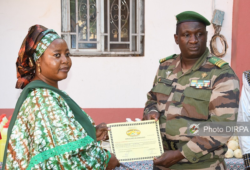 DSSA : Fin de formation de 105 femmes des militaires en savonnerie