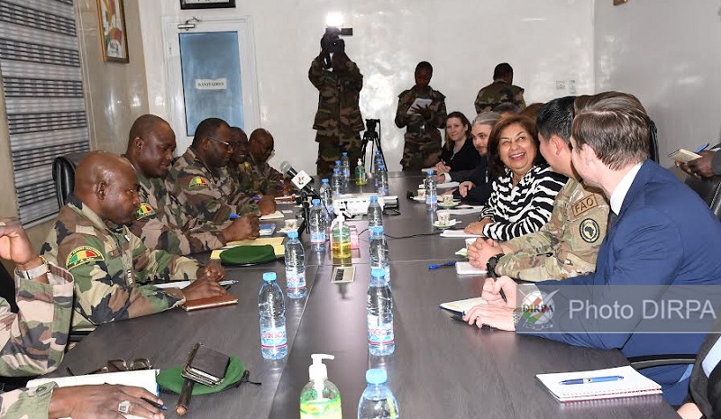 Coopération : Une délégation de l’Ambassade des Etats Unis au Mali reçue par le CEMGA