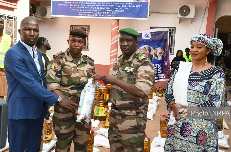 DSSA : le Mouvement ‘’An biko’’ remet des kits alimentaires aux veuves de la Garde Nationale