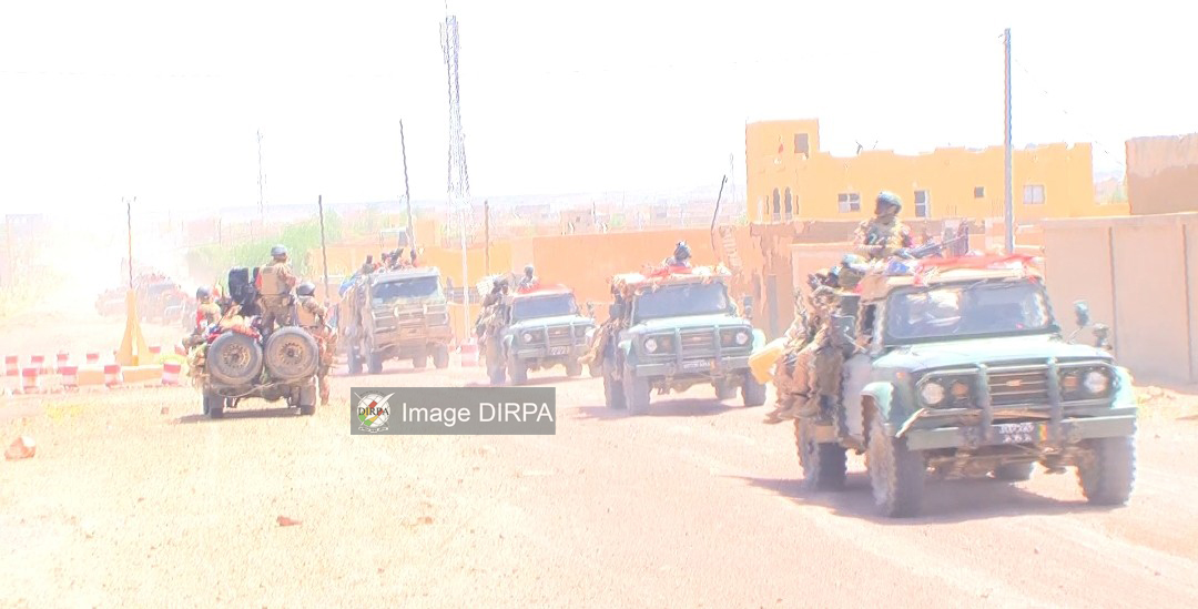 KIDAL : visite d’autorité du Commandant du théâtre Est de l’Opération DOUGOUKOLOKO